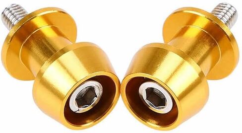 Swing Arm Spool Motorcycle CNC Aluminium Alloy Swing Arm Spool Sliders Protector Stand Swingarm Bobbins 10mm Black in Saudi Arabia