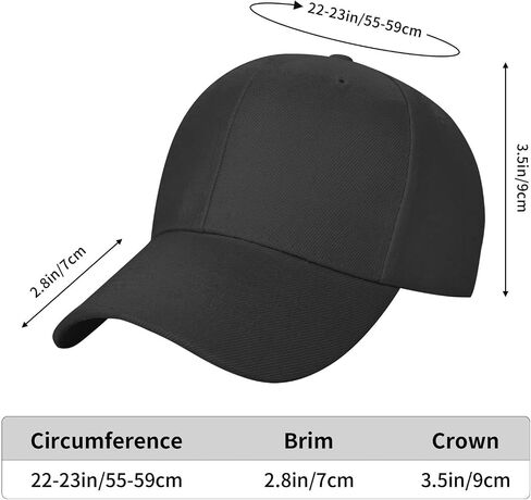 Custom Hats, Custom Baseball Cap with Company Team Name Logo Personalized Adjustable Travel Sun Hat in Saudi Arabia