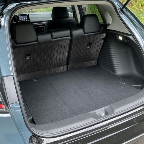 مسند الظهر حصيرة لهوندا HRV الملحقات 2023 2024 بطانة البضائع الخلفية الجذع حصيرة TPE جميع الأحوال الجوية غطاء المقعد الخلفي حامي بطانة البضائع للماء (الحصير مسند الظهر الخلفي) in Kuwait