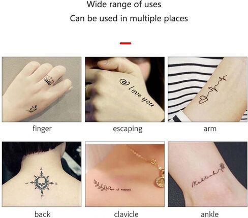 10 ورقات استنسل وشم مؤقت، قوالب وشم وهمية شبه دائمة، استنسل حناء قابل لإعادة الاستخدام، حجم كبير للنساء والفتيات والأطفال، رسم على الوجه، فن الجسم- TSD007 in Kuwait