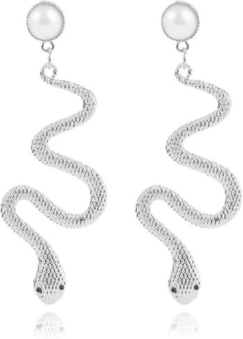 انخفاض الأقراط الطويلة خمر الأفعى بيان الأزياء حساسة الماس الحيوان الأفعى أقراط للنساء مجوهرات إبداعية in Kuwait