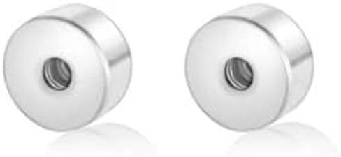 Crystal Tiny Stud with Screw on Back Earrings for Women & Girls Stainless Steel 18k Gold plated Stud Earrings in Saudi Arabia
