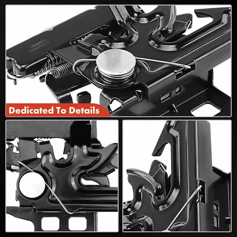 مجموعة مزلاج غطاء المحرك A-Premium 15706108 15756432 متوافقة مع Chevy شيفروليه سيلفرادو سوبربان تاهو وجي إم سي سييرا يوكون وأولدزموبيل برافادا وساتورن أورا وإسكاليد EXT، قفل مزلاج للغطاء الأمامي in Saudi Arabia