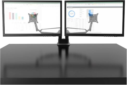 Kanto DMS2000 Dual-Monitor Desktop Mount for 17-inch to 32-inch Displays | Black in Saudi Arabia