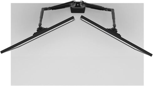 Kanto DMS2000 Dual-Monitor Desktop Mount for 17-inch to 32-inch Displays | Black in Saudi Arabia