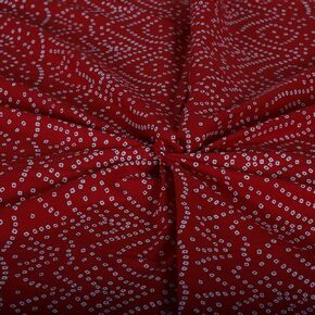 Hand Block Print Fabric for Dressmaking Indian Ethnic 100% Cotton Fabric Tye Dye Pattern Fabric for Kurtis 3 Yard Womens Clothing Fabric (Pattern 4, 3 Yard)