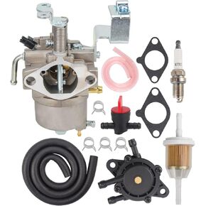 Carbhub Carburetor for Yamaha G16 G18 G19 G20 G21 1996-2002 4 Cycle Engine Golf Carts Replacement Number JN3-14101-00 JN6-14101-10 JN6-14101-14 JN6-14101-15 JN6-13567-0 with Fuel Filter Spark Plug