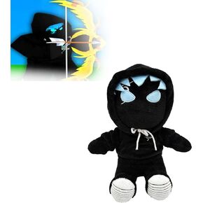 Tanqr Plush, 8.27" Black Face Tanqr Stuffed Animal Doll, Cartoon Characters Anime Tanqr Plush, for Kids and Game Fans-1pcs