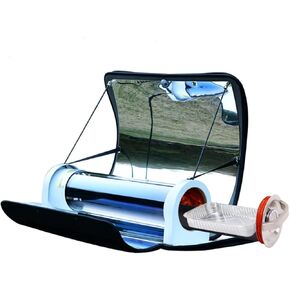 Portable Solar Oven BBQ Cooker, Solar Stove Cooker with 4.5L Large Capacity, Solar Oven Sun Cooker Foldable Camping Stove with Thermometer for Outdoor Camping Backpacking Hiking Familiy Party in Saudi Arabia