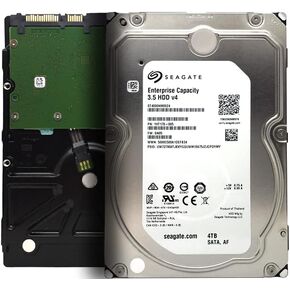 Seagate Enterprise Capacity HDD V.4 ST4000NM0024 4 TB Internal Hard Drive - Black