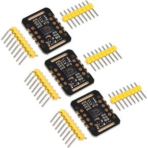 AITRIP 3PCS Heart Rate Sensor Module MAX30102 Puls Detection Blood Oxygen Concentration for Arduino STM32 (3PCS Black MAX30102)