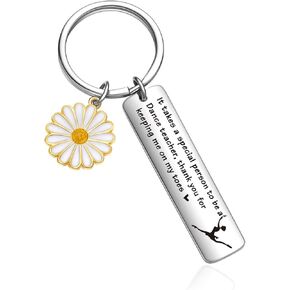 Dance Stuff Dancer Keychain Birthday Jewelry For Dance Teacher Keychain Cousin Gift Dance Team Coach Gift