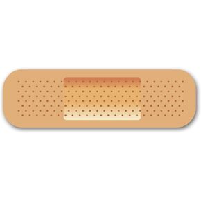 Band Aid Healing Symbol Decal, Heavy-Duty Automotive Magnet for Car, Truck, SUV - Unique and Symbolic Auto Magnet for Care and Support