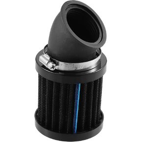 X AUTOHAUX Motorcycle Air Filter Universal 28mm to 48mm Air Filters Pod Inner Dia 45 Degree for HONDA for YAMAHA for SUZUKI ATV SSR TTR Black