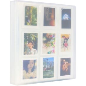 FCDYLBD 160 Pockets Mini Film Photo Album Book for Fujifilm Instax Mini 11 9 8 7s 70 25 50s 90 Instant Camera 4 Inch Picture Name Card Holder (Clear, 160 Pockets)