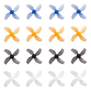Gemfan 35MM 4-Blade PC Props with 1mm Compatible 08028 Brushless Motor for Tiny Whoop Quadcopter 16pcs 8CW 8CCW