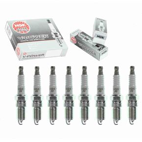 8 pc NGK V-Power Spark Plugs compatible with Ford Crown Victoria 4.6L V8 1992-2011