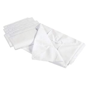 Children's Factory White Fitted Sheets for 1" & 2" Rest Mats, Cotton/Poly Blend, Naptime Sheets for Kids, Use in Classrooms, Daycares & Preschools, Set of 12