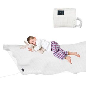 Grounding Crib Sheet Organic Cotton Grounding Sheets for Baby Crib Bedding 27 x 52 Inches Silver Fiber Grounded Sheets with Grounding Cord