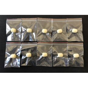 10 PCS Mini Beige Foam Covers Windscreen Windshield for Headset Lapel Microphones