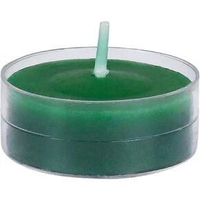 50-Piece Tealight Candles, Hunter Green