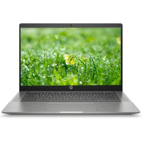 HP High Performance 14 بوصة HD Chromebook، معالج Intel i3 يصل إلى 4.0 جيجا هرتز، ذاكرة وصول عشوائي 4 جيجابايت، تخزين 128 جيجابايت، واي فاي فائق السرعة، كاميرا ويب، نظام تشغيل Chrome، لون رمادي غامق (متجدد) in Kuwait