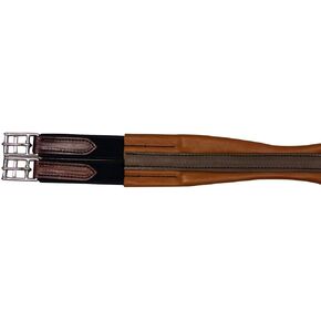 Intrepid International Humane Leather Shaped English Girth