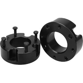 IRONTEK Front Leveling Kit Raise 2.5" Strut Lift Spacers fit for Toyota 2007-2021 Tundra Suspension Level Kit 2.5inch (ID-72.58mm OD-139mm Black)