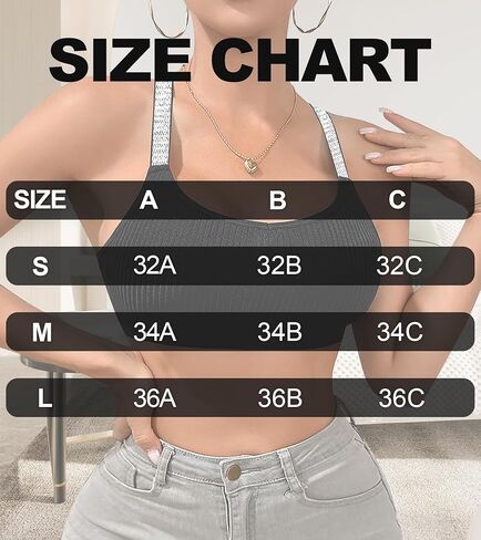 ASIMOON المرأة مغرفة الرقبة المحاصيل الأعلى Racerback العصرية مضلع محبوك المحاصيل الأعلى بلا أكمام قطع علوية بدون أكمام أسود Bralette in Kuwait