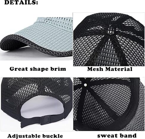 4 Pack Mesh Trucker Hats Quick Dry Summer Baseball Cap Cool Running Hat for Men Women in Saudi Arabia