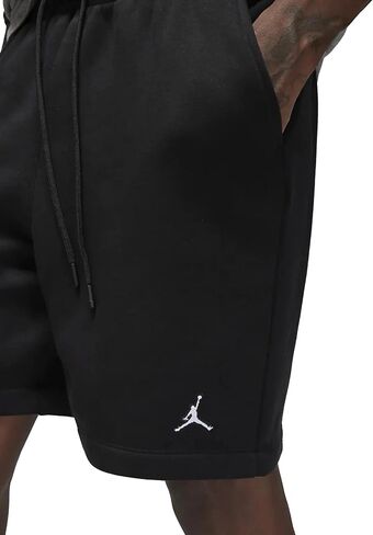 Jordan Brooklyn Fleece Men's Shorts Size - X-Large Black/White in Saudi Arabia