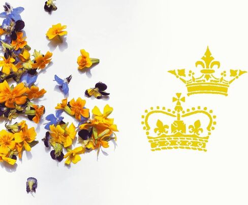 Crown Stencil - Majestic Royal Design, 5.5 x 5.5 Inches, for Art, Crafts, and Regal DIY Projects in Saudi Arabia