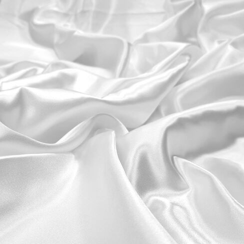 Satin Fabric for Costumes and Crafting 58 Inches Width by The Yard Entelare(Purple 1Yard) in Saudi Arabia