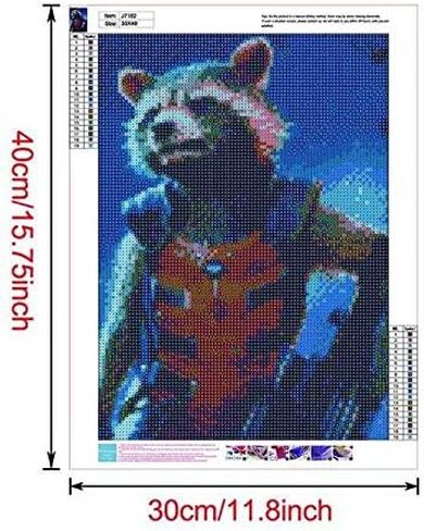 BETTER SELECTION DIY 5D Diamond Art Kits for Adults, Cute Groot Baby Groot Sweet Groot Full Drill Diamond Embroidery Kit Home Office Wall Art Decor Paint by Numbers 11.8x15.7 inches in Saudi Arabia