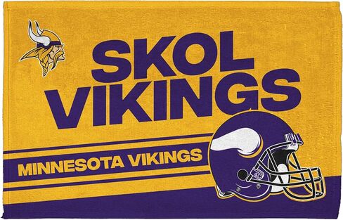 Northwest NFL Minnesota Vikings Fan Towel 2-Pack, 16" x 25", Play Action in Saudi Arabia