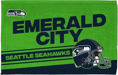 Northwest NFL Seattle Seahawks Fan Towel 2-Pack, 16" x 25", Play Action in Saudi Arabia