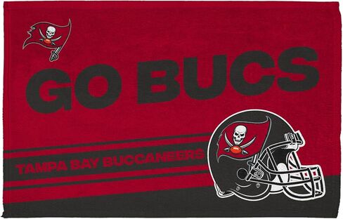 Northwest NFL Tampa Bay Buccaneers Fan Towel 2-Pack, 16" x 25", Play Action in Saudi Arabia