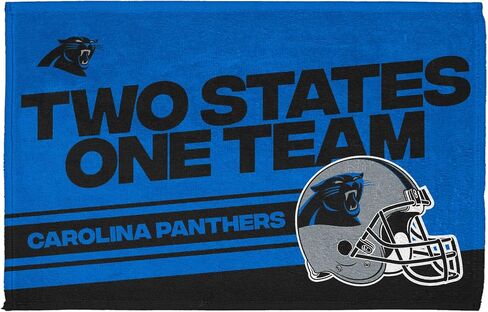Northwest NFL Carolina Panthers Fan Towel 2-Pack, 16" x 25", Play Action in Saudi Arabia