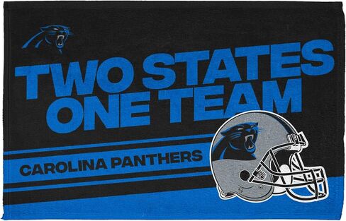 Northwest NFL Carolina Panthers Fan Towel 2-Pack, 16" x 25", Play Action in Saudi Arabia