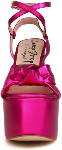 Privileged Lemon Drop Toman Ankle Strap Platform Heels For Women in Saudi Arabia
