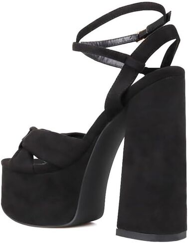 Privileged Lemon Drop Toman Ankle Strap Platform Heels For Women in Saudi Arabia