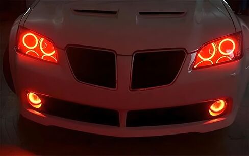 iJDMTOY 3-Inch Projector Fog Light Kit w/Black Shroud 40-SMD Ultra Blue LED Halo Ring Angle Rings, Universal Fit With Car SUV Truck ATV RV, etc in Saudi Arabia