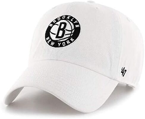 '47 العلامة التجارية NBA Brooklyn Nets للجنسين، قبعة NBA Clean Up قابلة للتعديل، مقاس واحد in Saudi Arabia