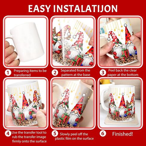 Loozykit UV DTF Cup Wrap Transfer Stickers for Glass 9 Sheets Rub on Transfers Stickers for Crafting UV DTF Transfer Furniture DIY Waterproof Decals for 16OZ Glass Cups (Butterfly 1) in Saudi Arabia