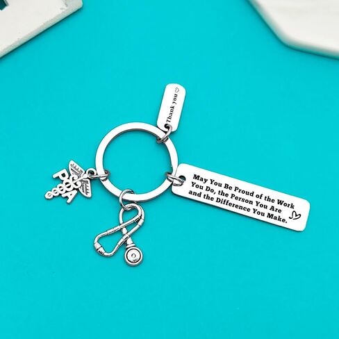 Xiahuyu Physician Assistant Gifts PA Keychain Physician Assistant Appreciation Gifts Christmas Birthday Nurse Week Day Gift in Saudi Arabia