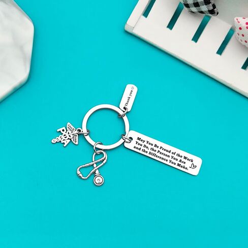 Xiahuyu Physician Assistant Gifts PA Keychain Physician Assistant Appreciation Gifts Christmas Birthday Nurse Week Day Gift in Saudi Arabia
