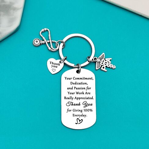 Xiahuyu Physician Assistant Gifts PA Keychain Physician Assistant Appreciation Gifts Christmas Birthday Nurse Week Day Gift in Saudi Arabia