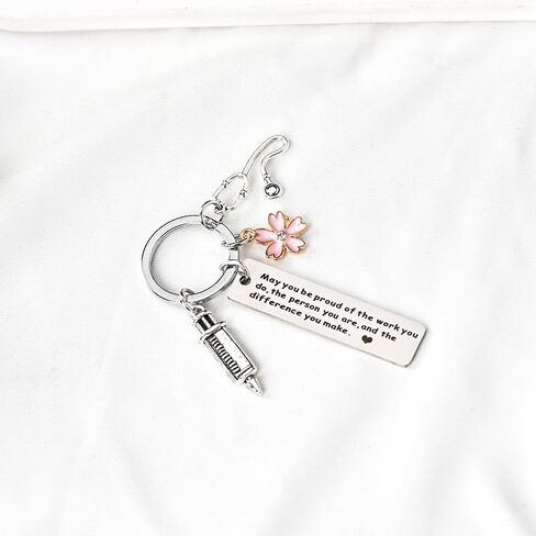 هدايا ممرضة للنساء ممرضة سلاسل المفاتيح هدية عيد ميلاد للممرضات التمريض المعلم هدايا الطلاب للرجال ممرضة التمريض هدية التخرج قد تكون فخورا بالعمل الذي تقوم به المفاتيح in Kuwait