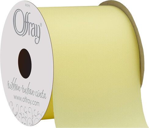 Offray Seamaid Craft Ribbon, 1 5/16-Inch x 21-Feet, Black in Saudi Arabia