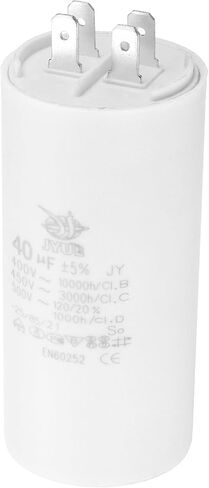 PATIKIL CBB60 40uf Running Capacitor,AC 450V 4 Pins 50/60Hz Double Insert Cylinder Bottom for Air Conditioning,Water Pump,Fan Motor Star 96 x 45mm in Saudi Arabia